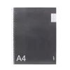 Sale Note! Caderno Espiral A4 Pautado Cinza