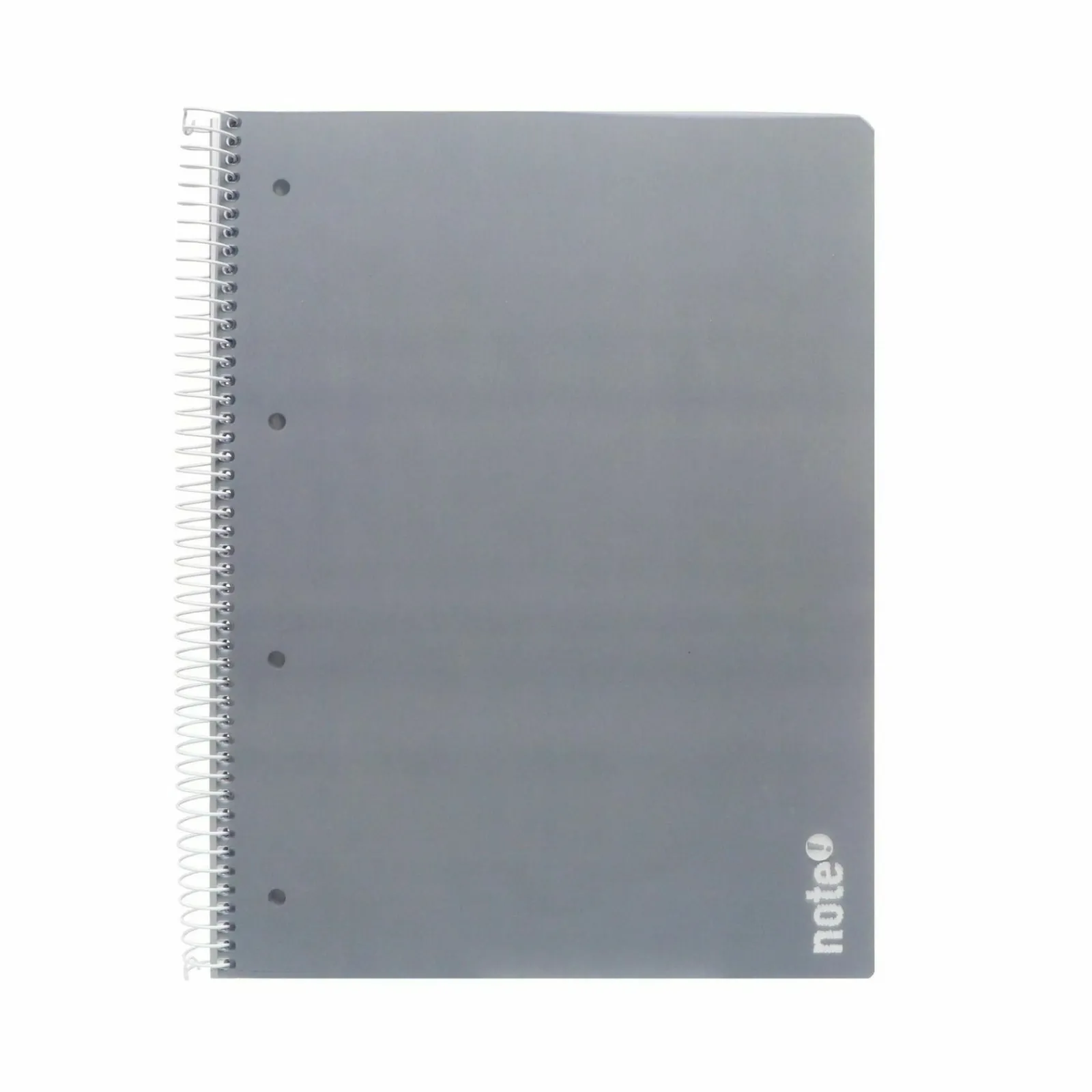 Note! Caderno Espiral A4 Pautado 100 folhas 70g Cinza