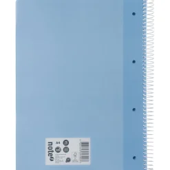 Note! Caderno Espiral A4 Quadriculado 100 Folhas 70g Azul Claro