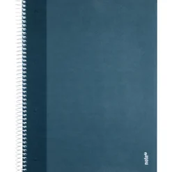 Note! Caderno Espiral A5 Quadriculado Azul Escuro