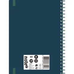 Note! Caderno Espiral A4 Soft 80 Folhas 80G Quadriculado