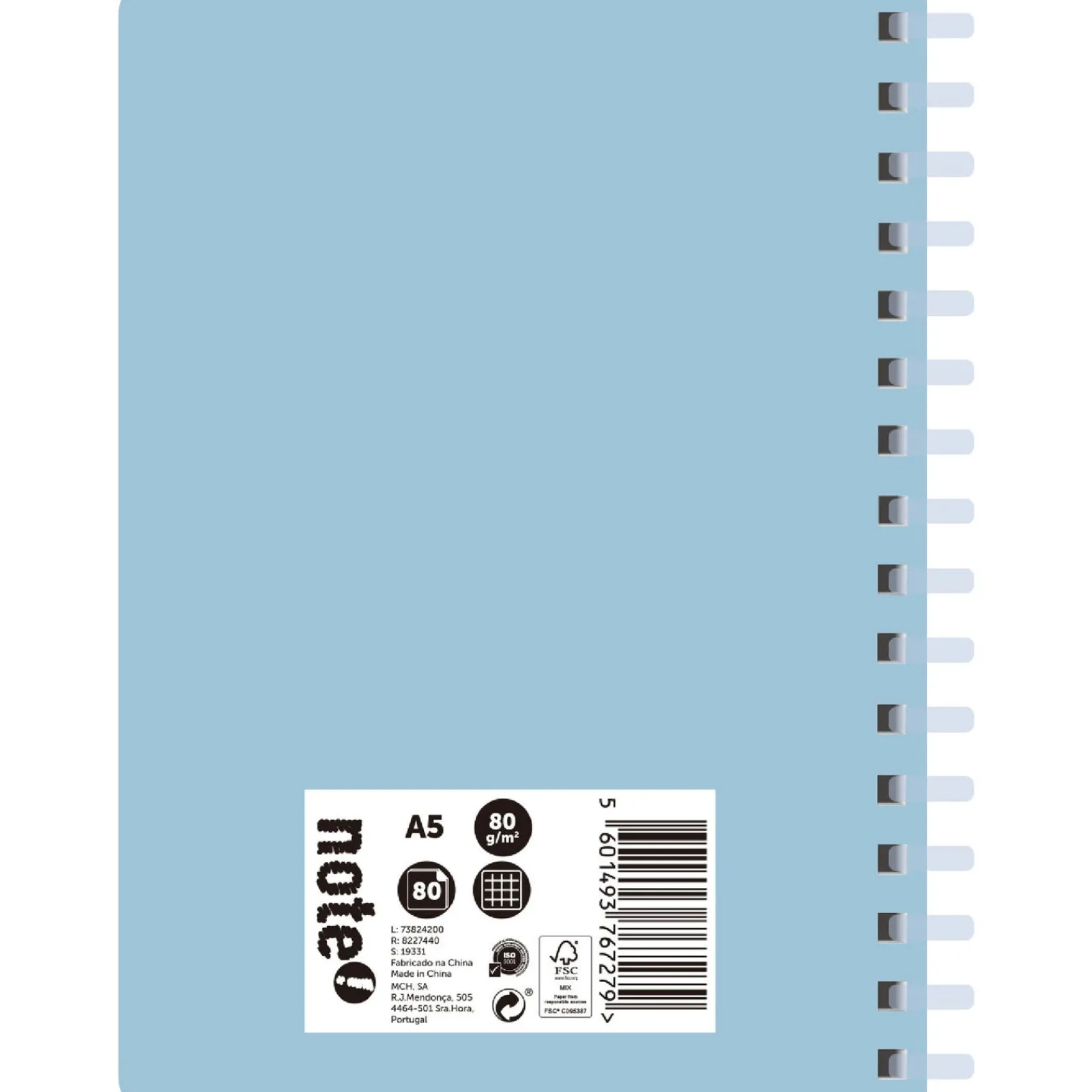 Clearance Note! Caderno Espiral A5 Soft 80 Folhas 80G Quadriculado