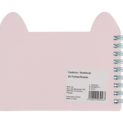 Outras Marcas Caderno Espiral Liso 50 Folhas Cat Pet Friend