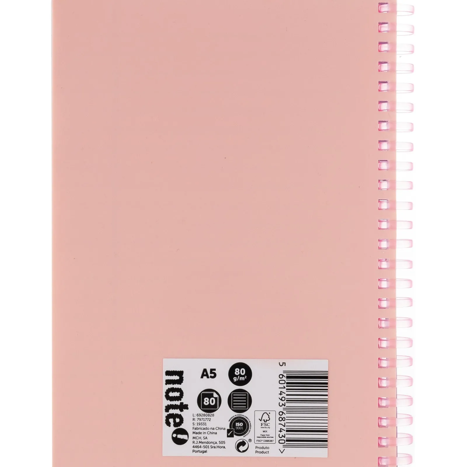 Note! Caderno Espiral Soft A5 (Artigo Sortido)