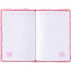 Outras Marcas Caderno Gift A5 80 Folhas Peluche Gata Rosa
