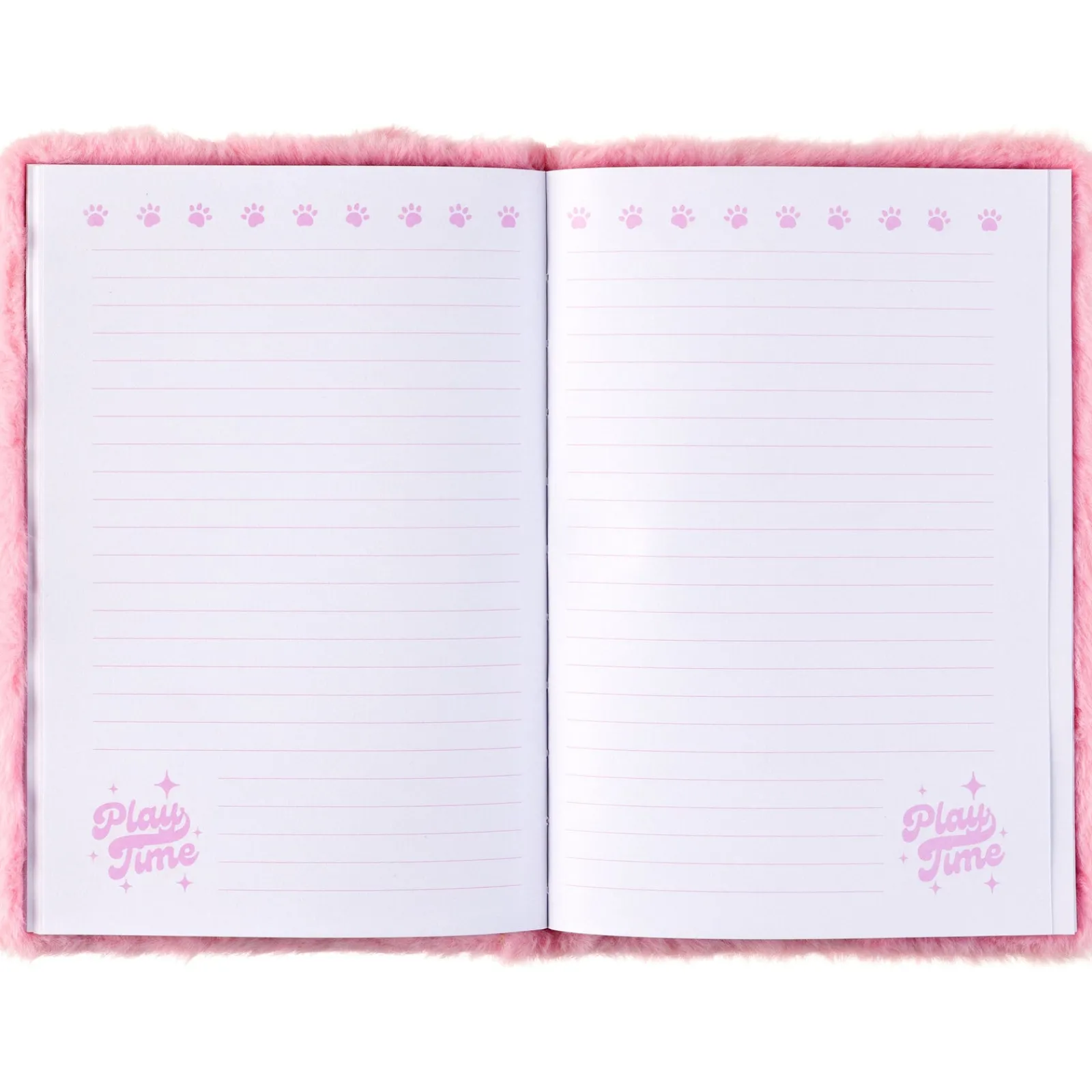 Outras Marcas Caderno Gift A5 80 Folhas Peluche Gata Rosa