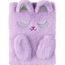 Outlet Outras Marcas Caderno Gift A5 80 Folhas Peluche Gata Lilas