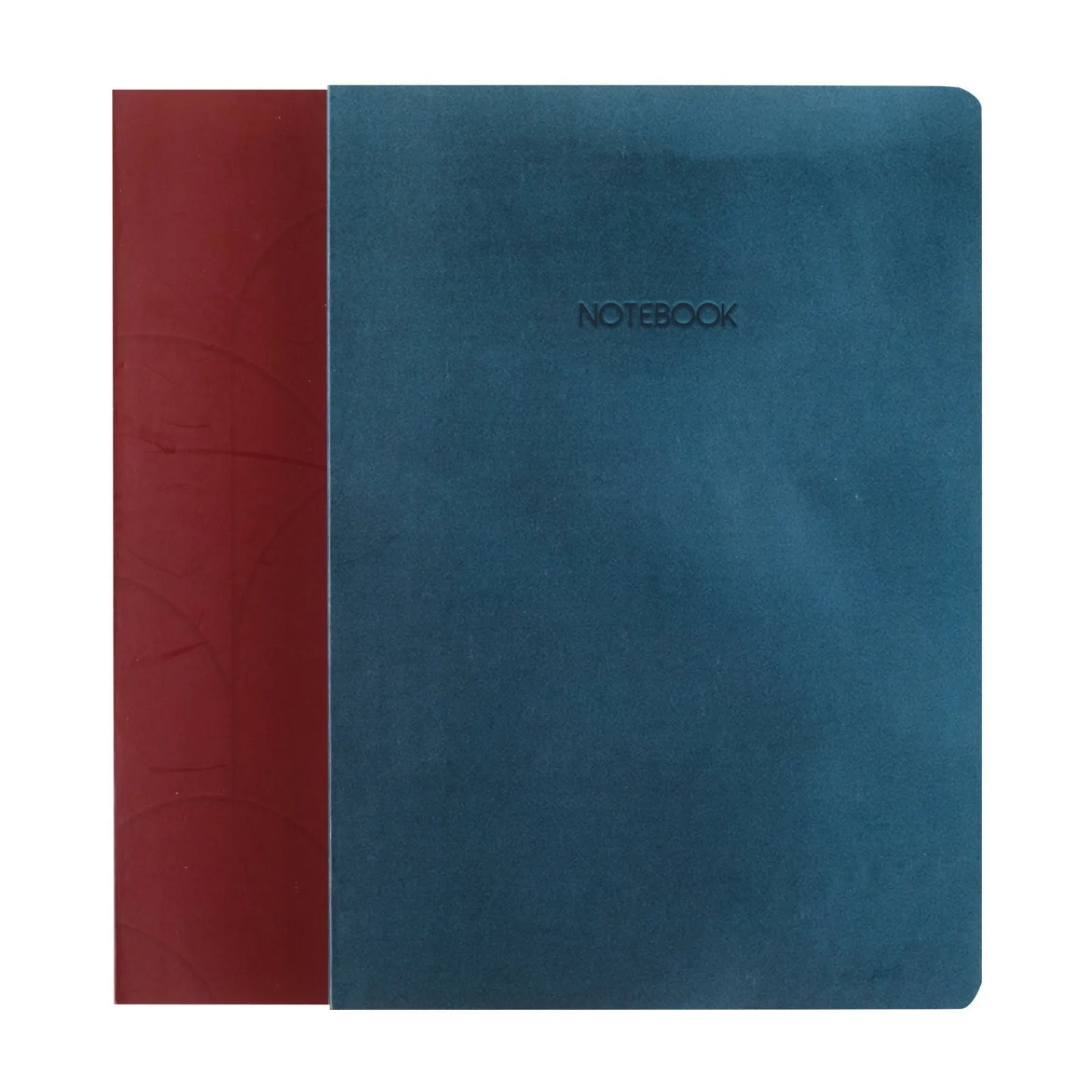 New Note! Caderno Gift A5 Capa Dura Liso 48 Folhas Azul/Vermelho