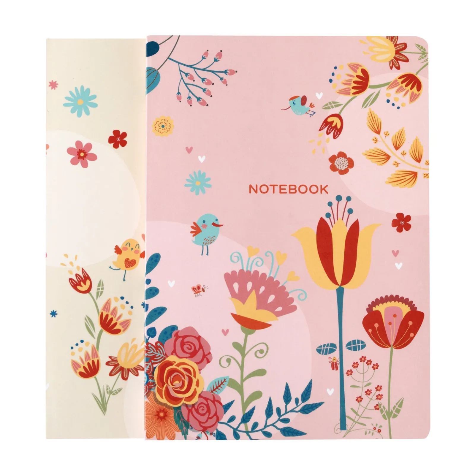Note! Caderno Gift A5 Capa Dura Liso 48 Folhas Flowers