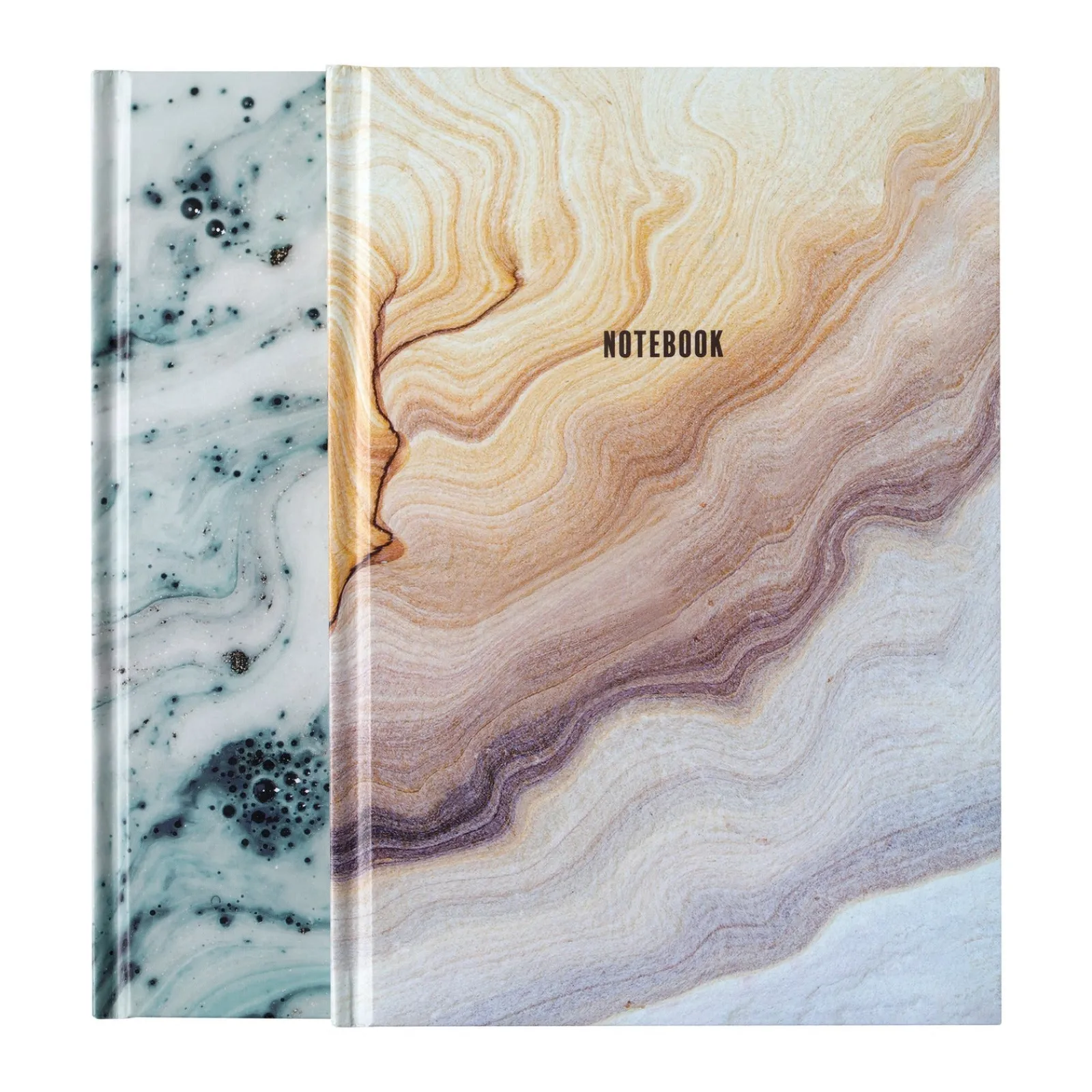 Note! Caderno Gift A5 Capa Dura Pontilhado 48 Folhas Marmoreado