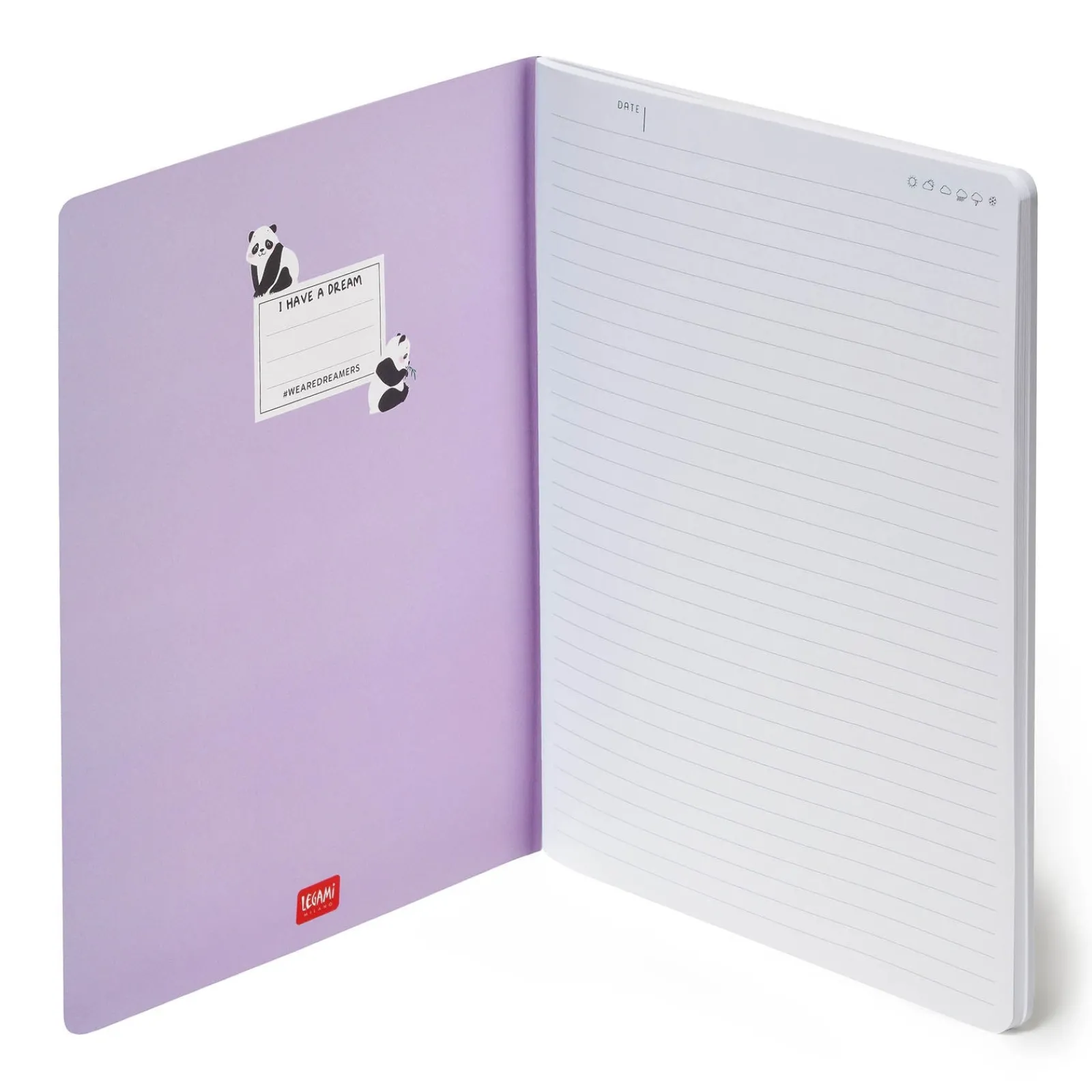 Discount Legami Caderno Grande - Panda