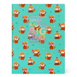 Legami Caderno Grande Pautado - Red Panda