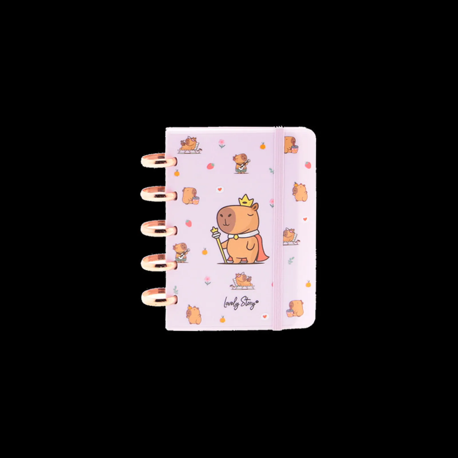 Sale Aurea Caderno Inteligente A6 - Capivara Rosa