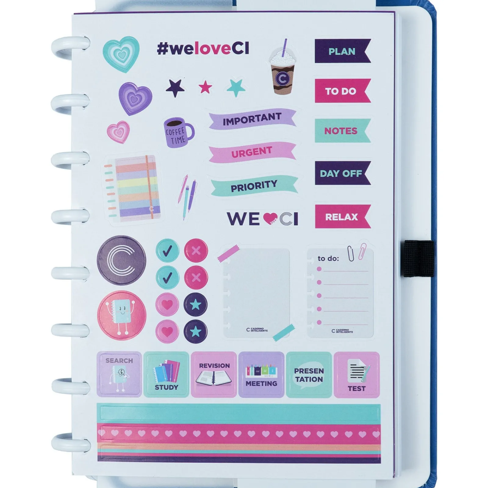 Best Caderno Inteligente A5 Premier Azul CI