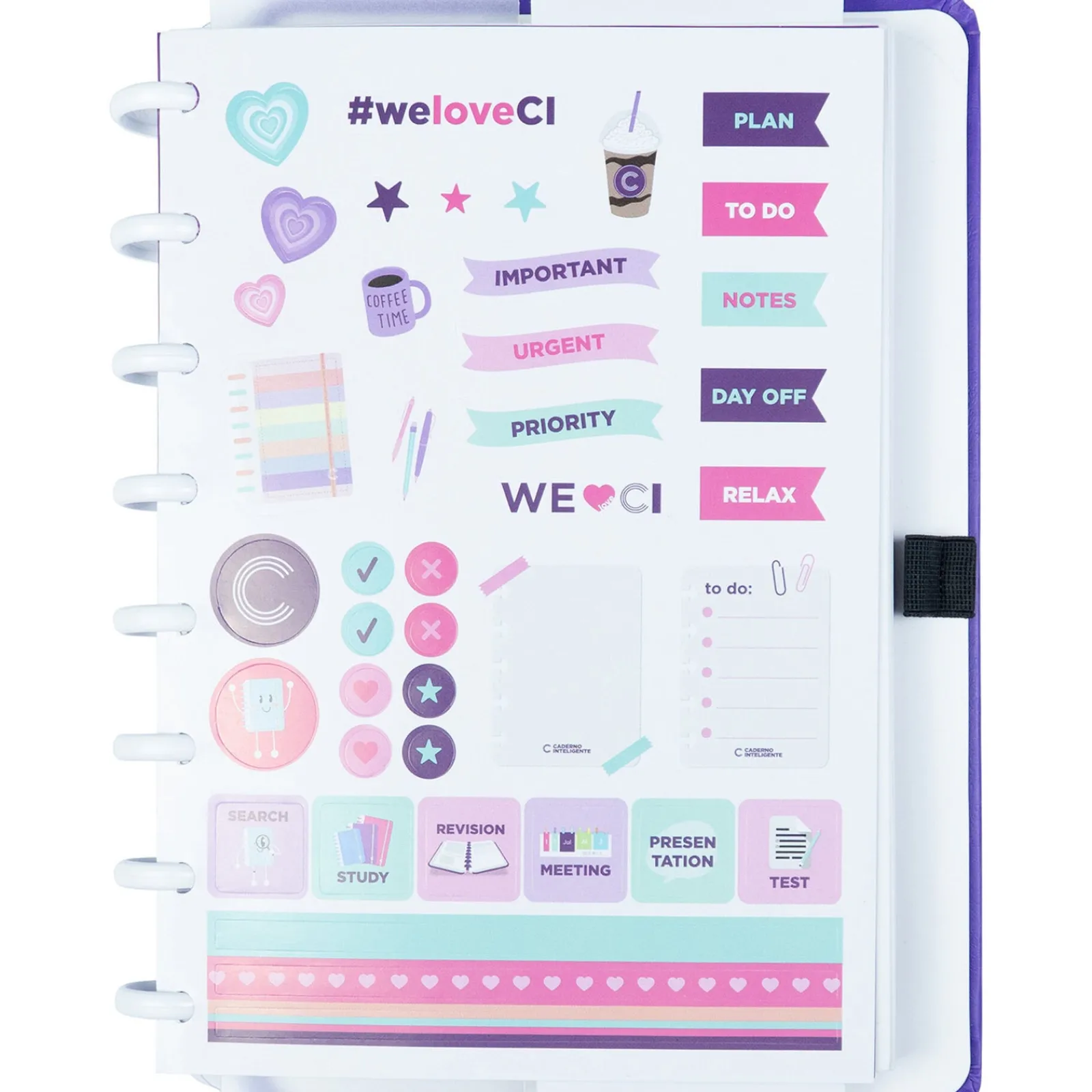 Clearance Caderno Inteligente A5 Premier Purple CI