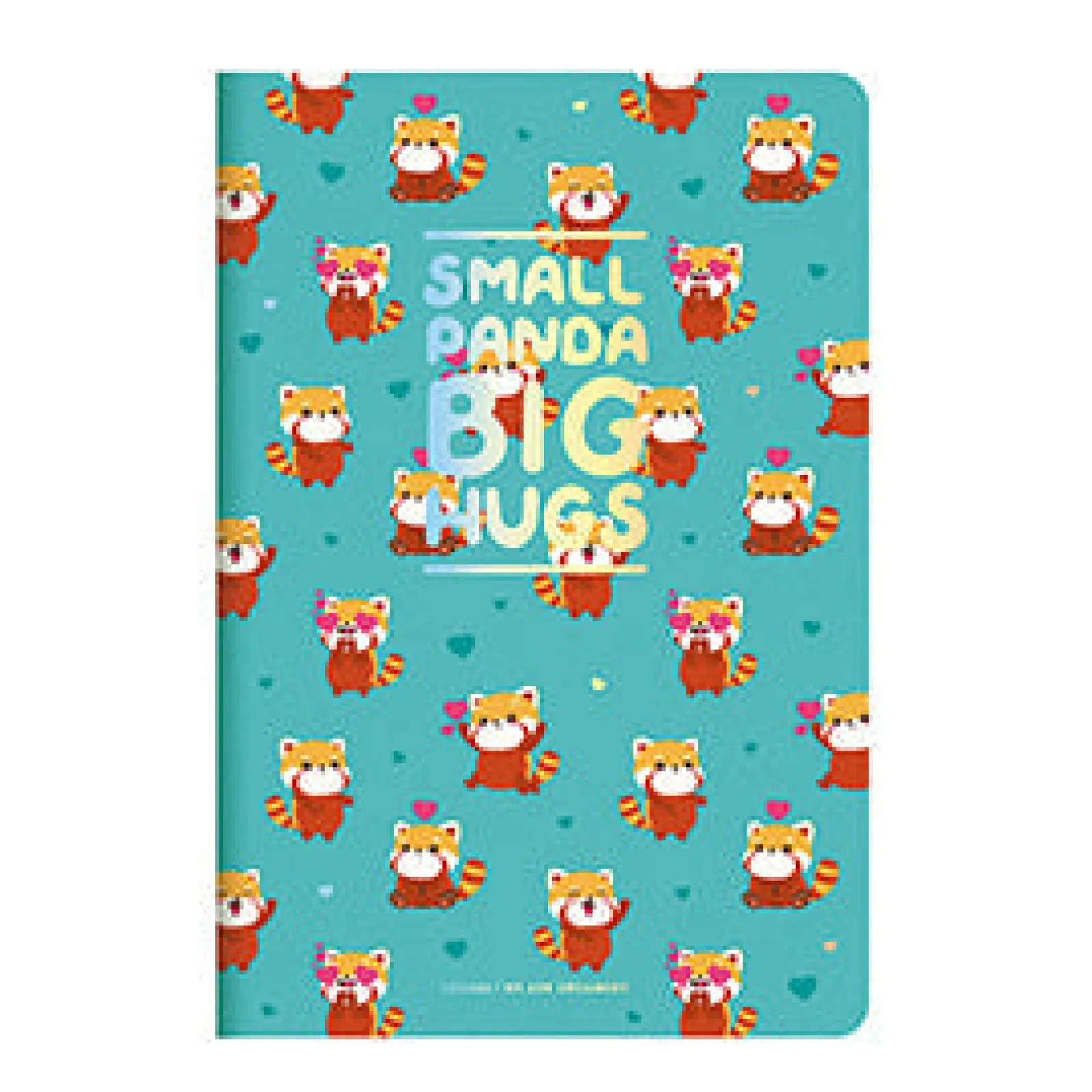 Clearance Legami Caderno Médio Pautado - Red Panda