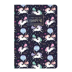 Legami Caderno Médio Pautado - Unicórnio
