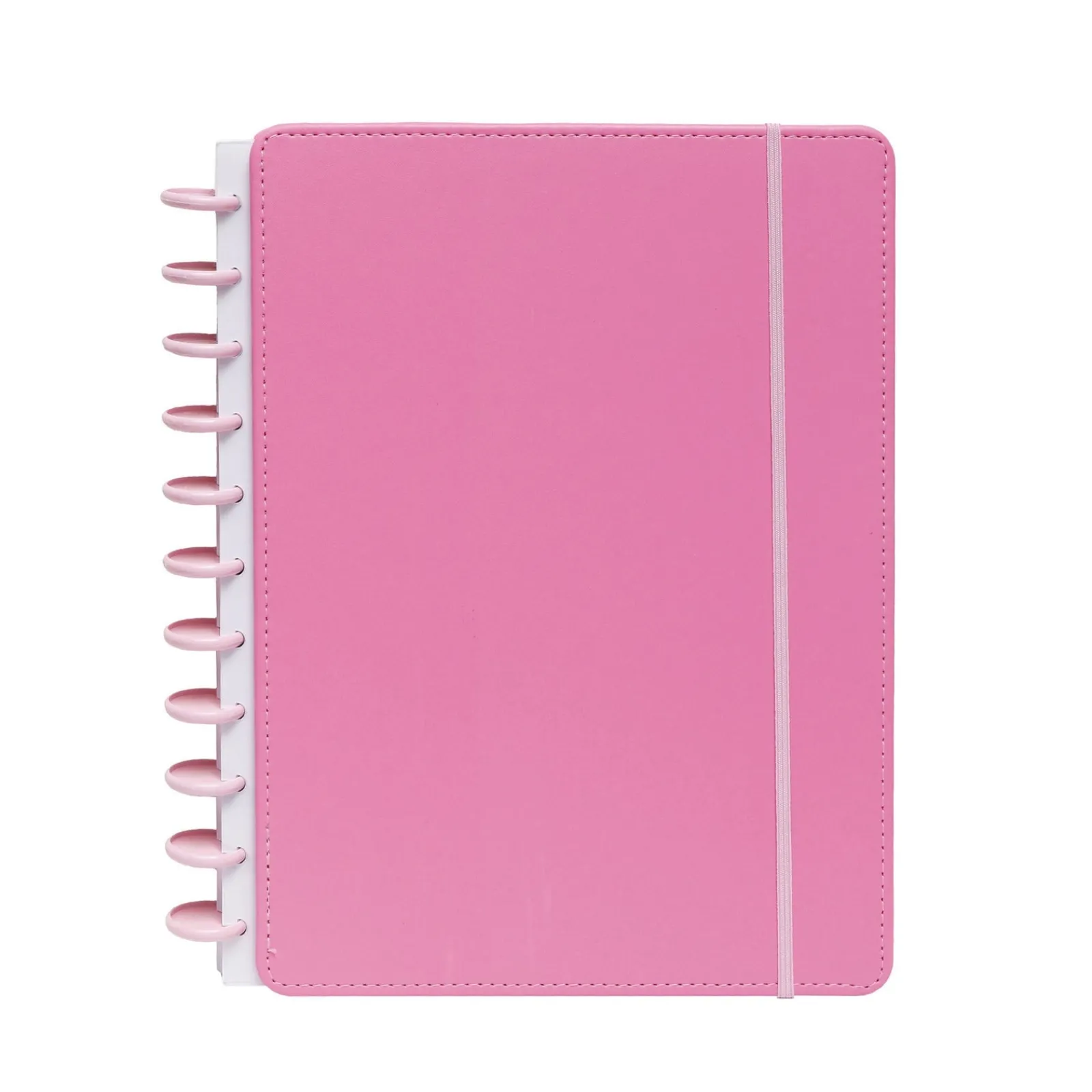 Talia Caderno Smart A4 com Elástico e Suporte Esferográfica 80 Folhas Pautado Rosa