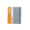 Note! Caderno Smart A4 com Elástico 100 Folhas Pautado Cinza