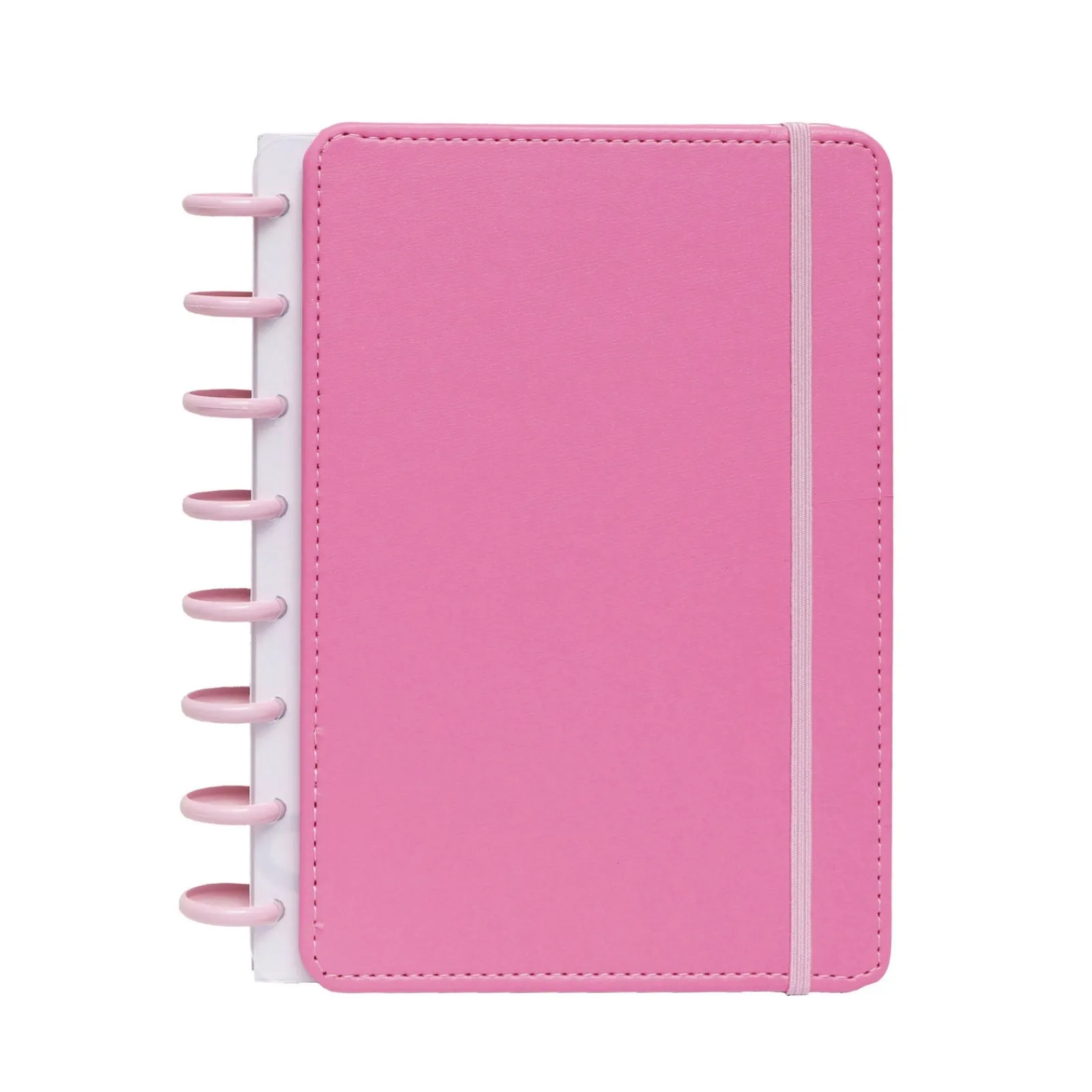 Talia Caderno Smart A5 Pautado 80 Folhas com Elástico e Suporte Esferográfica Rosa