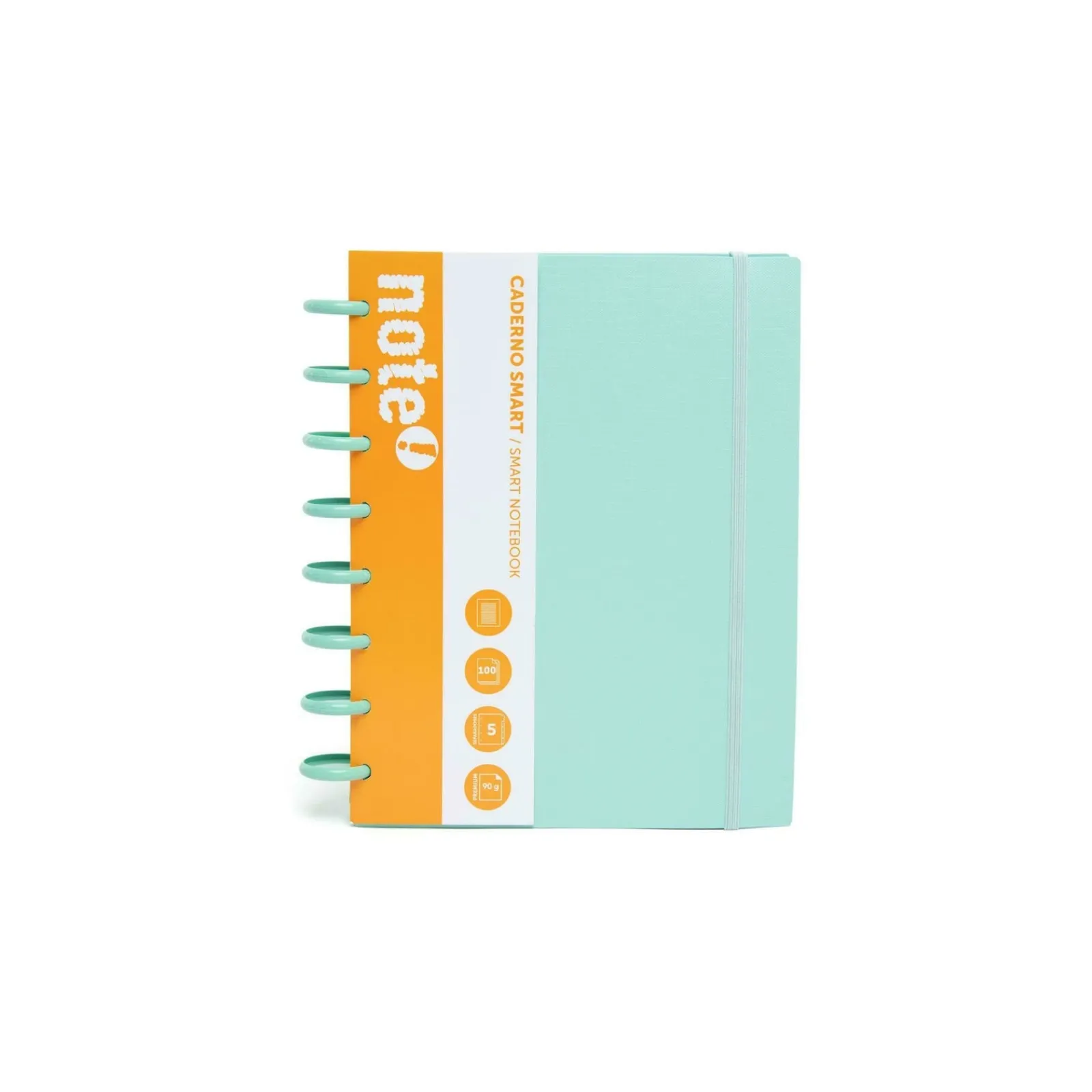 Note! Caderno Smart A5 Verde Pastel