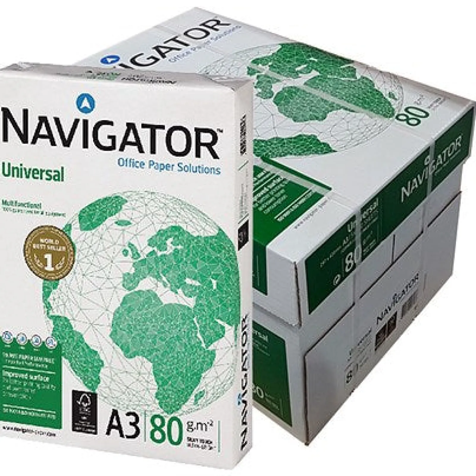 Navigator Caixa 5 Resmas de Papel A3 - 80gr