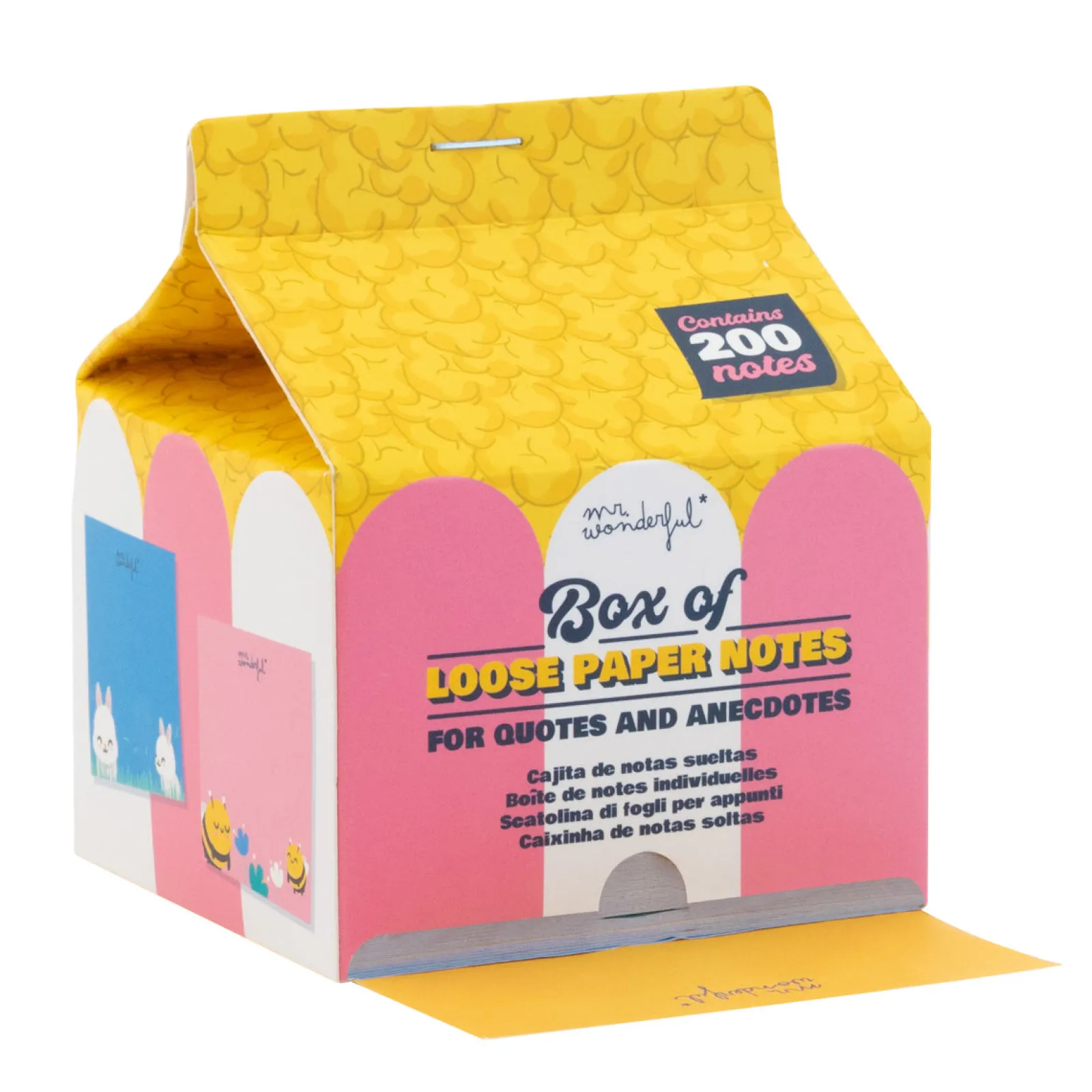 Clearance Mr. Wonderful Caixa Bloco Notas - For Quotes