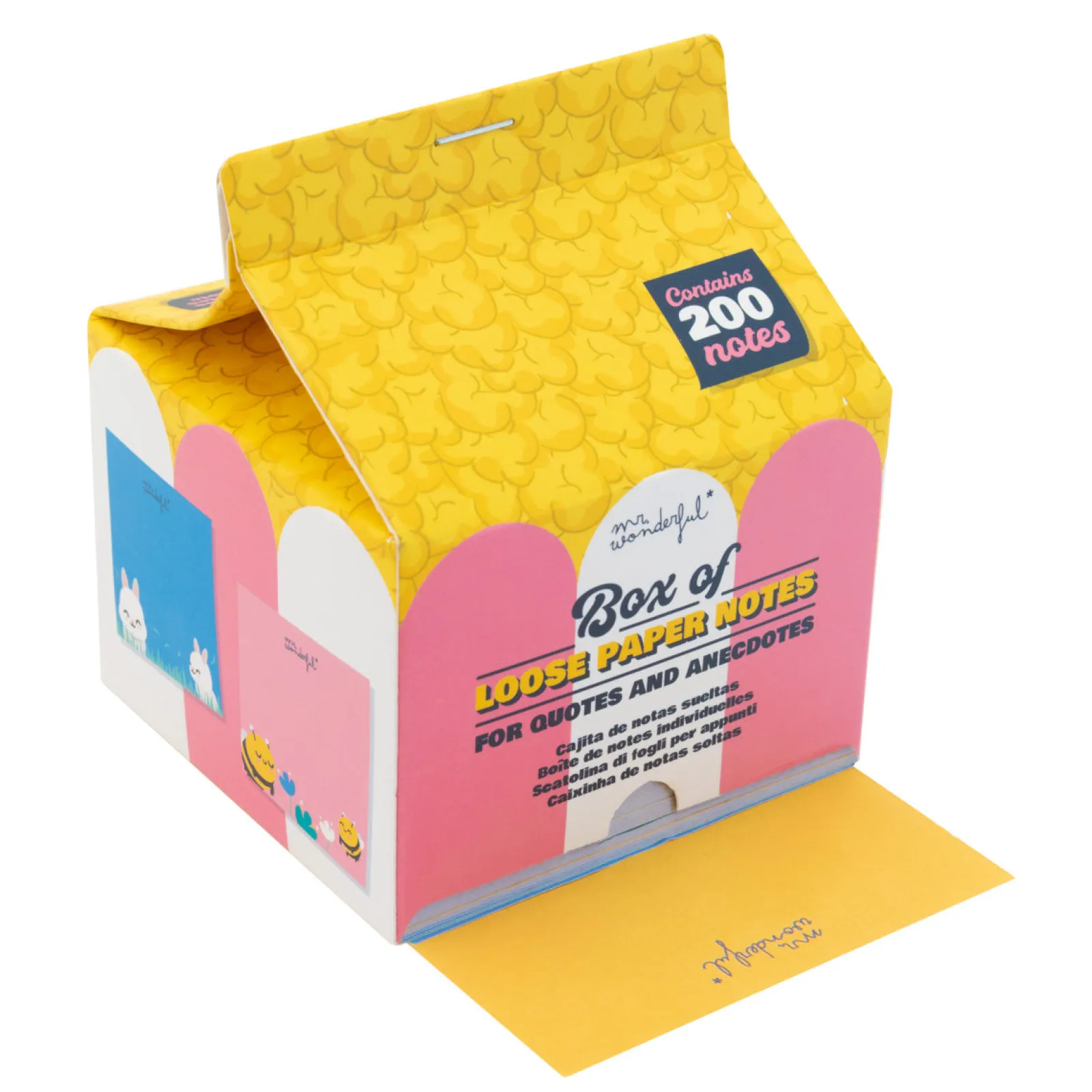 Clearance Mr. Wonderful Caixa Bloco Notas - For Quotes