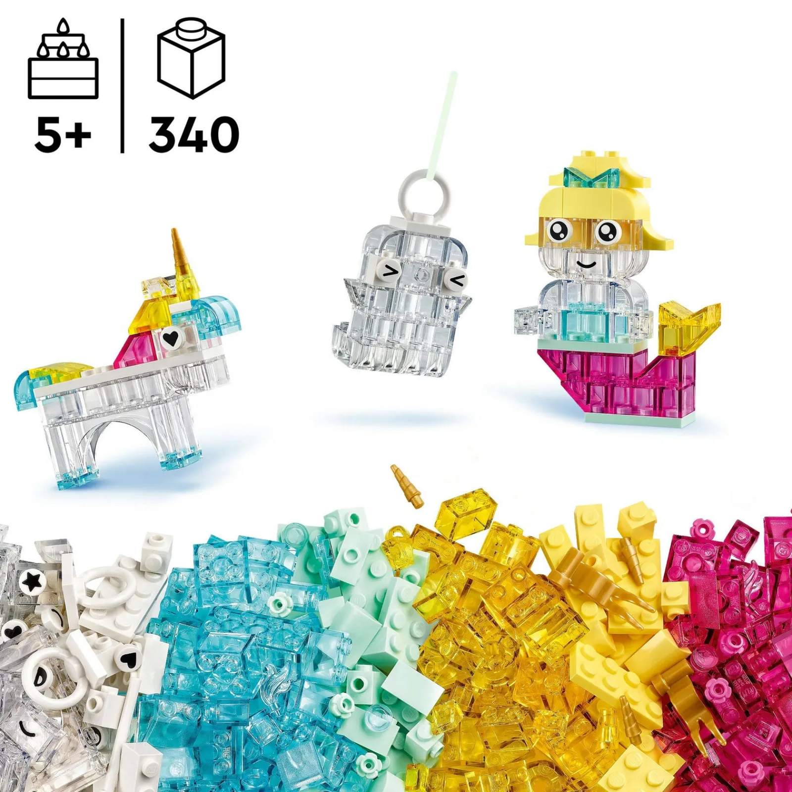 New Lego-Classic Caixa Transparente Mágica