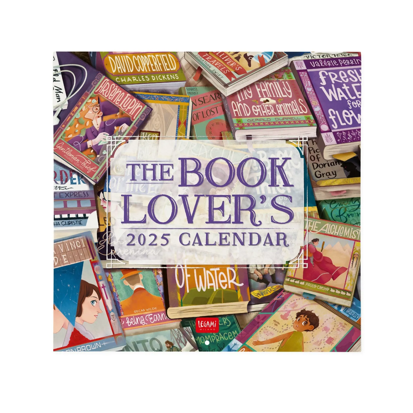 Legami Calendário 2025 30X29 - Booklover