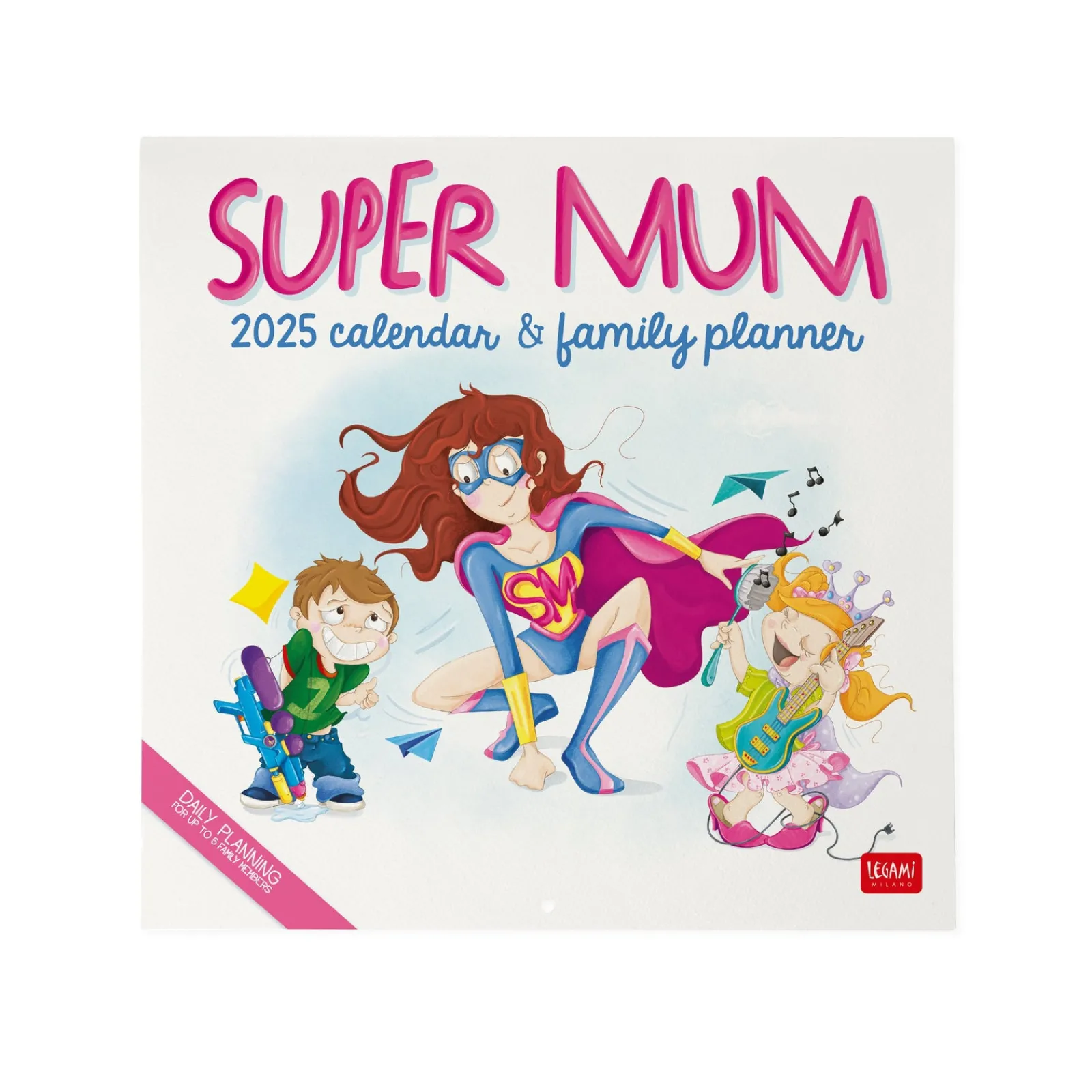 Discount Legami Calendário 2025 30X29 - Super Mum