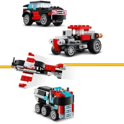 Sale Lego-Creator Camião De Plataforma Com Helicóptero