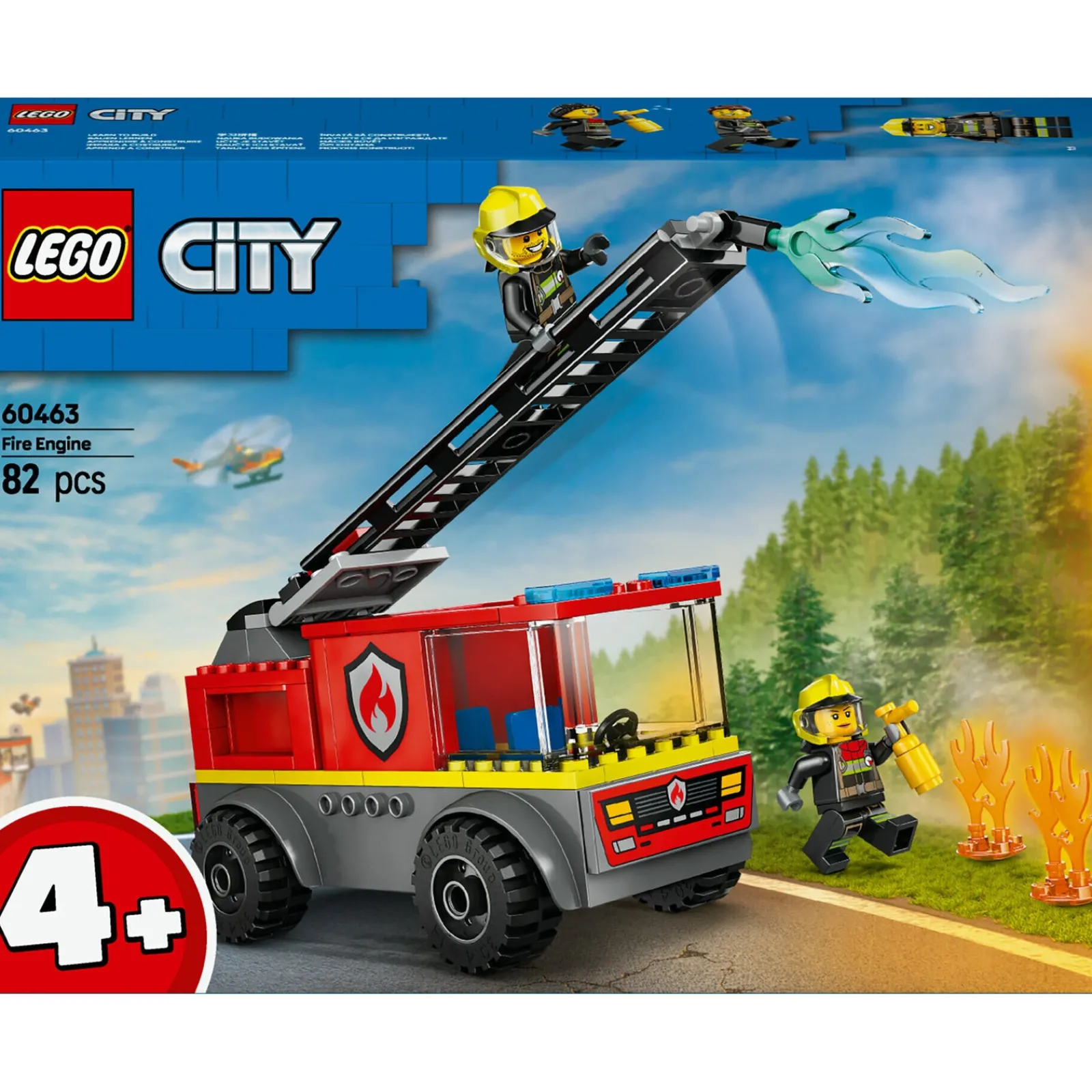Lego-City Camião Dos Bombeiros Com Escada Lego