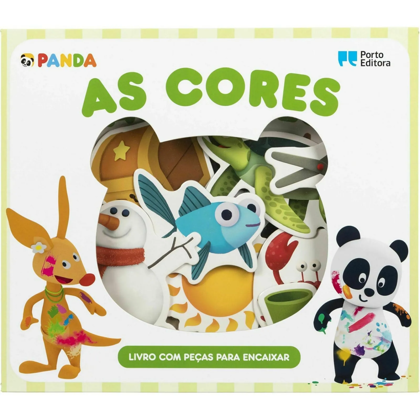 Hot Porto Editora Canal Panda - as Cores - Livro com Peças para Encaixar