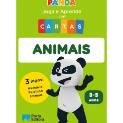 Porto Editora Canal Panda - Joga e Aprende com Cartas - Animais