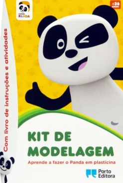 Porto Editora Canal Panda - Kit de Modelagem - Aprende a Fazer o Panda em Plasticina