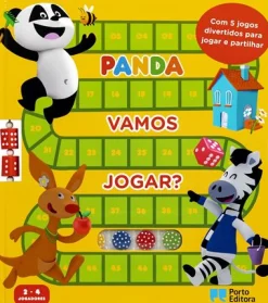 Porto Editora Canal Panda - Vamos Jogar? - com 5 Jogos de Tabuleiro para Jogar e Partilhar