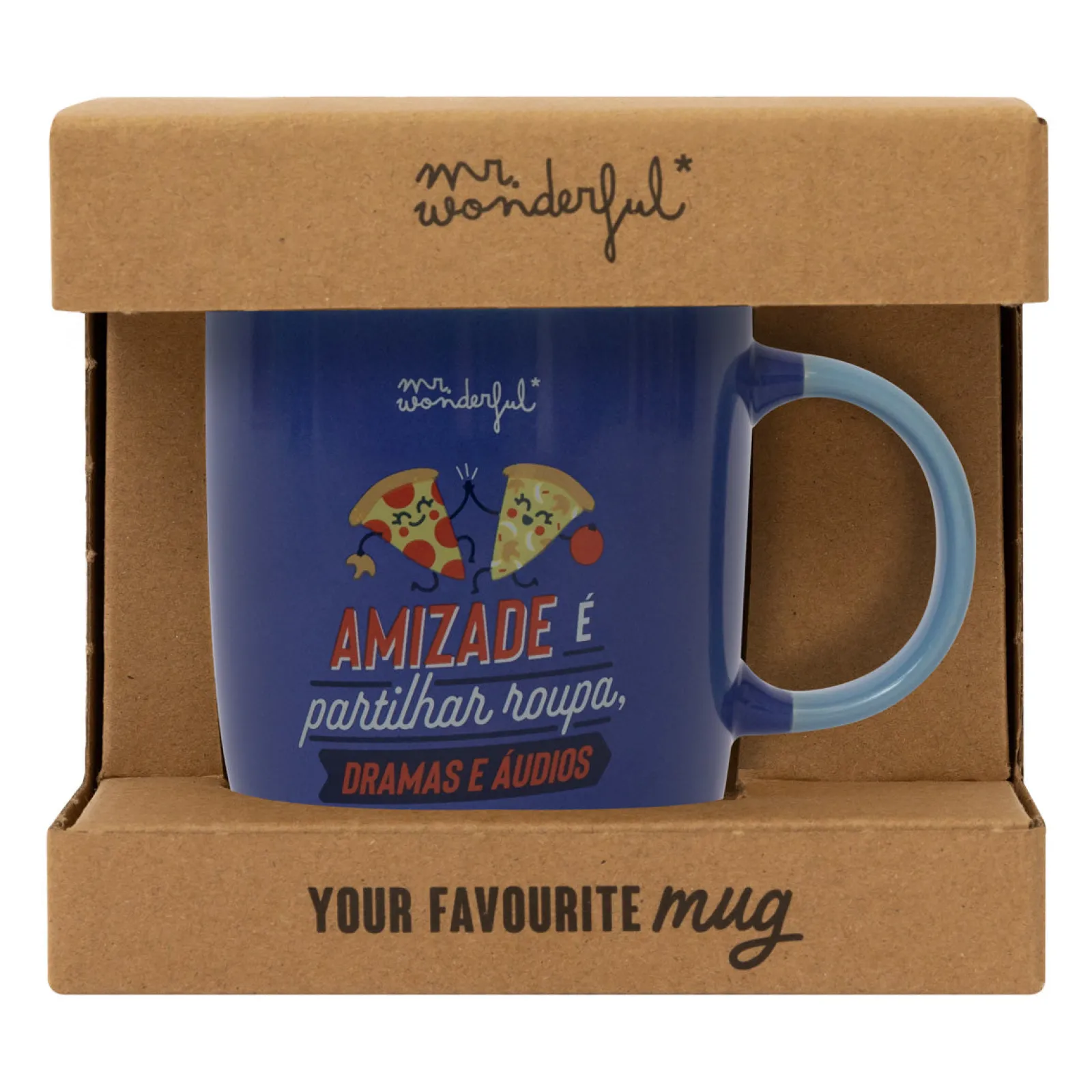 Mr. Wonderful Caneca - Amizade É Partilhar Roupa,