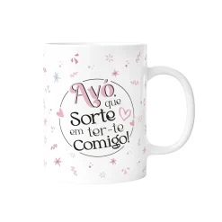 Lovely Story Caneca - Avó, Que Sorte Em Ter-Te Comigo