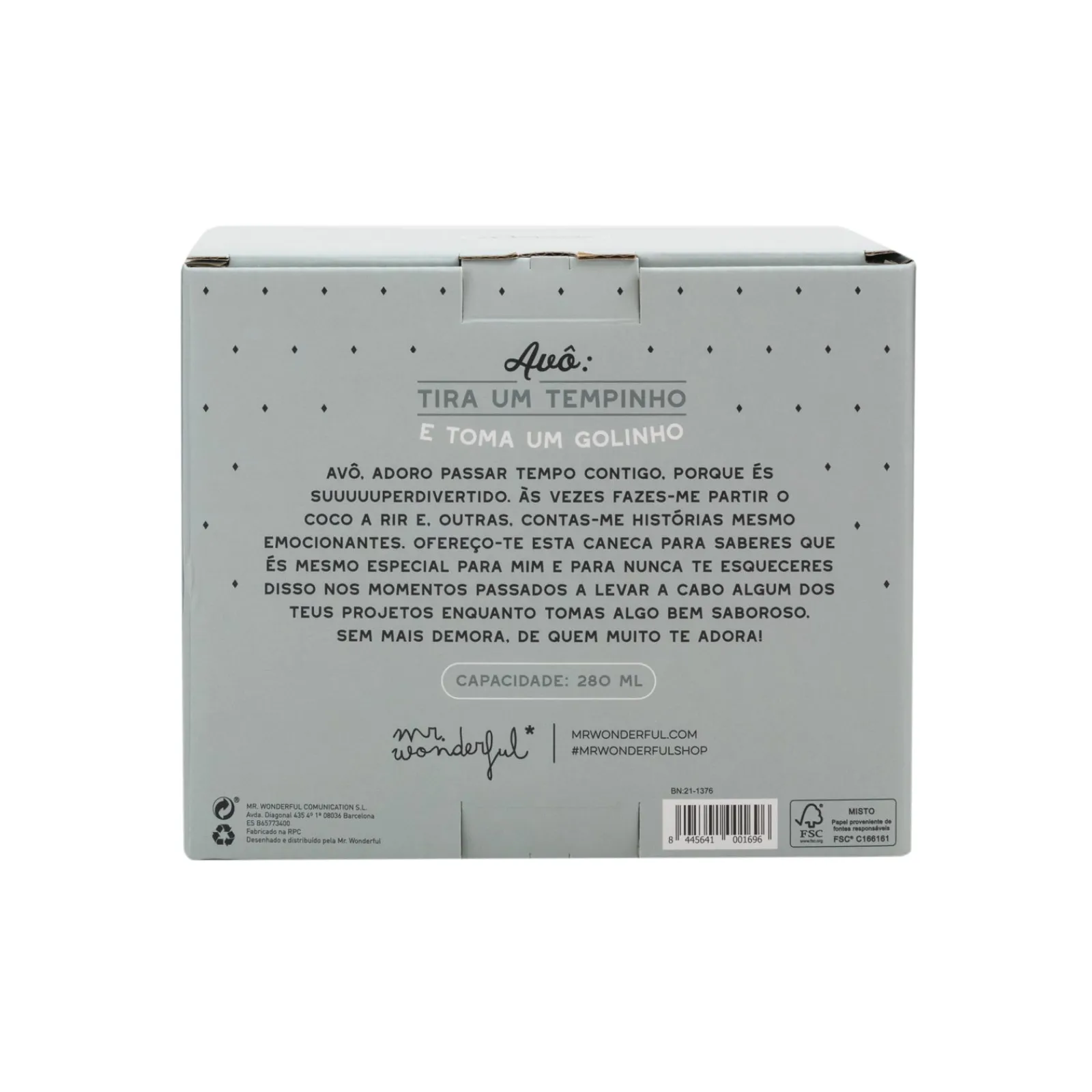 Hot Mr. Wonderful Caneca - És O Melhor Avô Do Mundo