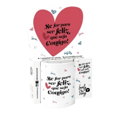 Online Lovely Story Caneca - Se For Para Ser Feliz, Que Seja Contigo