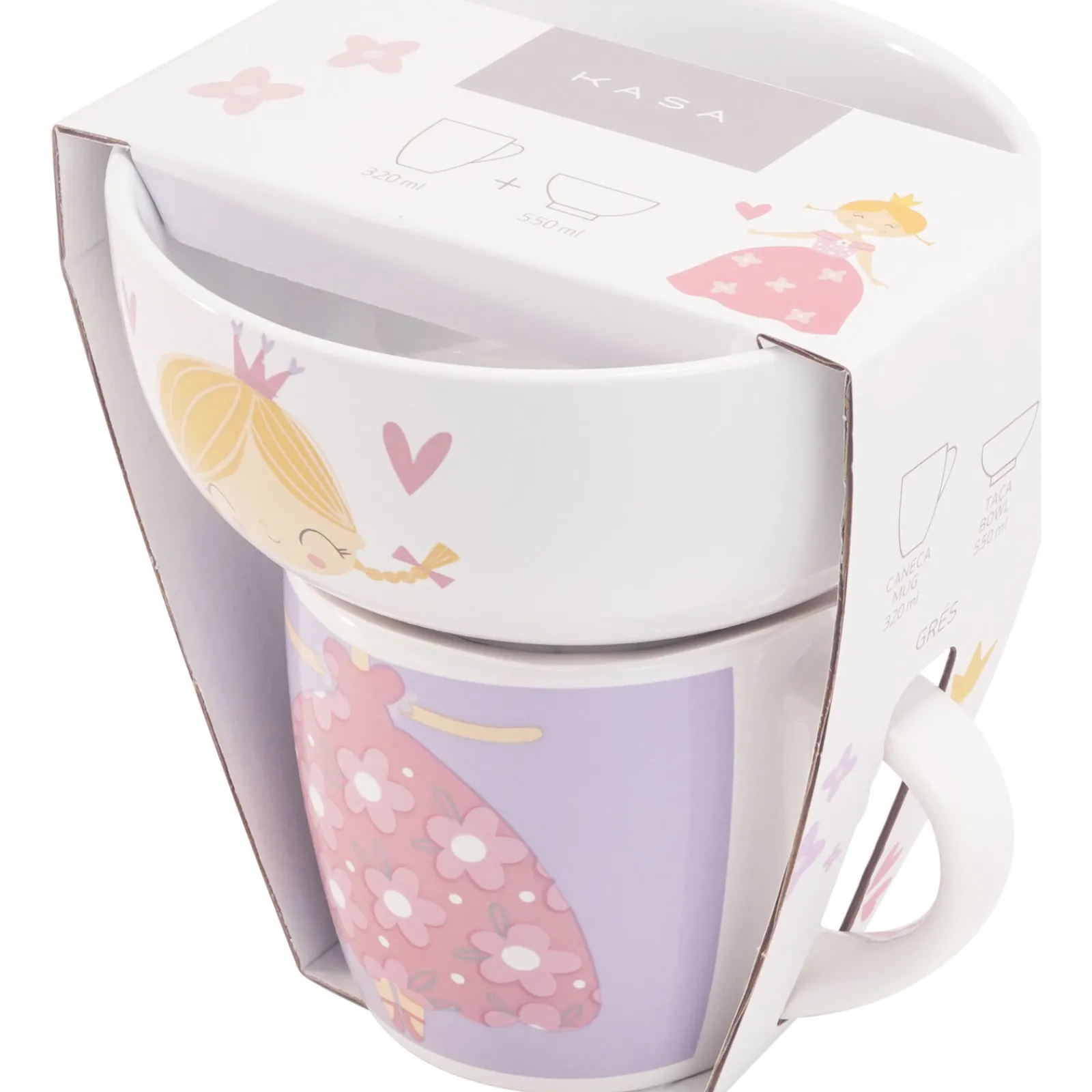 Kasa Caneca + Taça Princesa