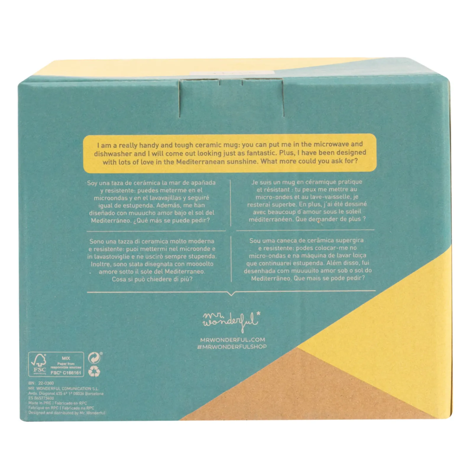 Mr. Wonderful Caneca - Uma Caneca Encantada Para