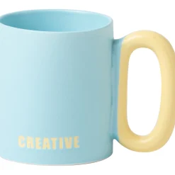 Kasa Caneca Azul com Asa Amarela Creative