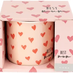 Kasa Caneca Corações Best Mum