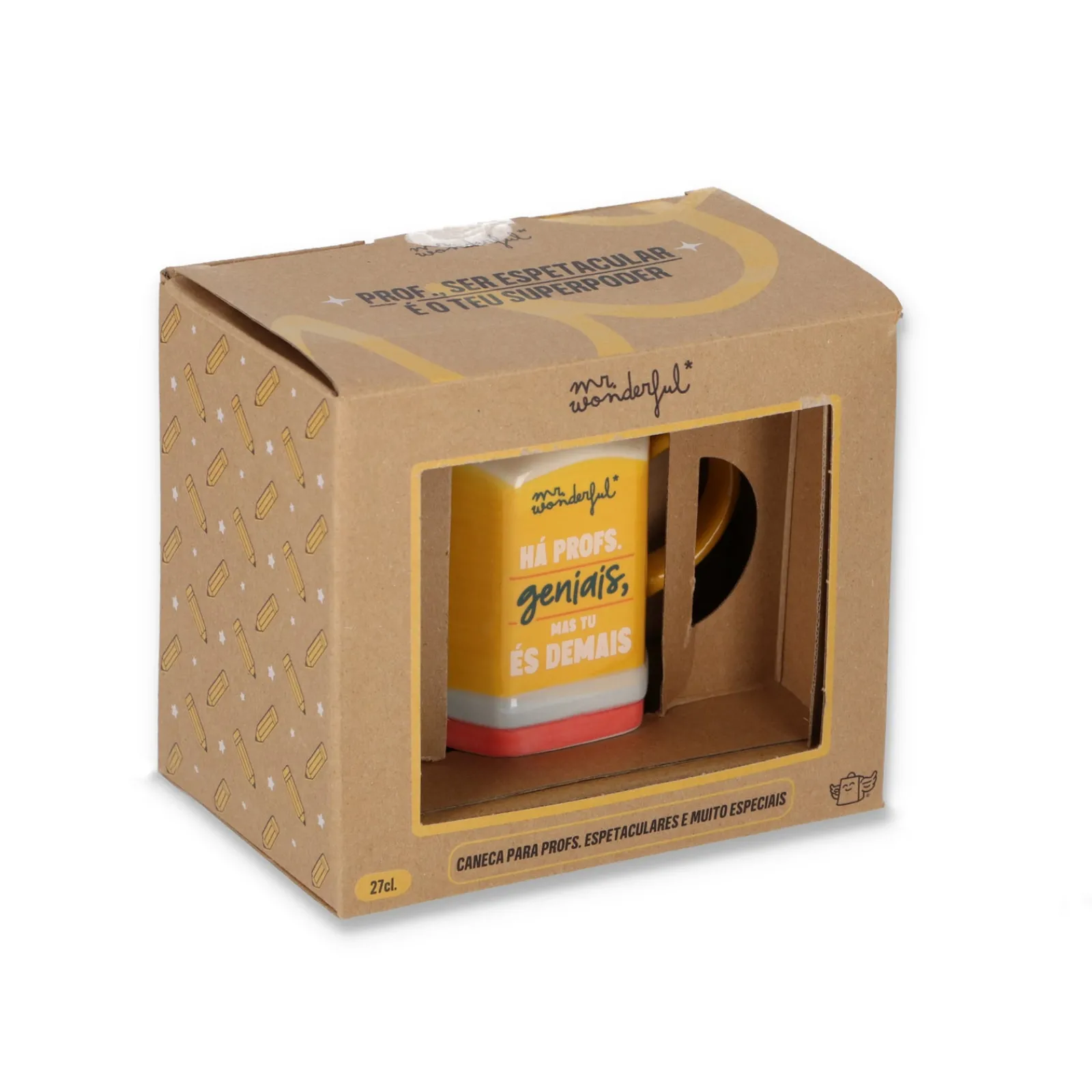 Mr Wonderfull Caneca 3D - Há Profs. Geniais, Mas Tu És Demais