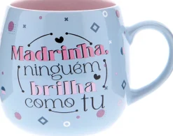 Lovely Story Caneca 400ml - Madrinha, Ninguém Brilha Como Tu