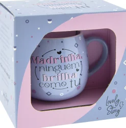 Lovely Story Caneca 400ml - Madrinha, Ninguém Brilha Como Tu