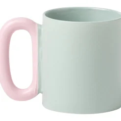 Kasa Caneca Verde com Asa Rosa Lively