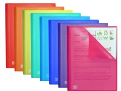 Online Oxford Capa Catálogo A4 20 Bolsas Cristal Sortido